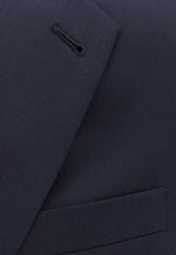 Giorgio Armani Single-Breasted Wool Suit Blue 8WGAV007T0075_UBUV