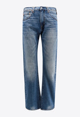 Levi's Logo Patch Straight-Leg Jeans Blue 00517_0246