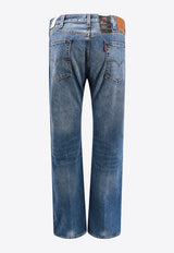 Levi's Logo Patch Straight-Leg Jeans Blue 00517_0246