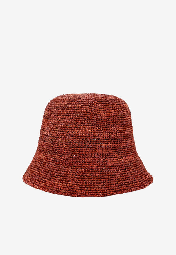 IBELIV Andao Braided Bucket Hat Brown ANDAO_WOOD