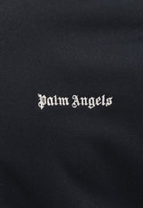 Palm Angels Logo Embroidered Zip-Up Track Jacket Black PMBD058S24FAB001_1003