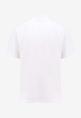 Versace Jeans V-emblem Print T-shirt White 76GAHT04CJ00T_G03