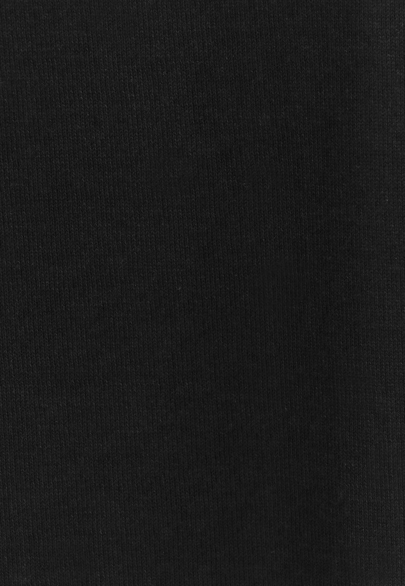 Roberto Collina Rib Knit Crewneck T-shirt Black RT10021_09
