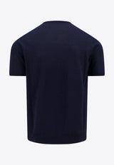 Roberto Collina Basic Crewneck T-shirt Blue RT10021_10