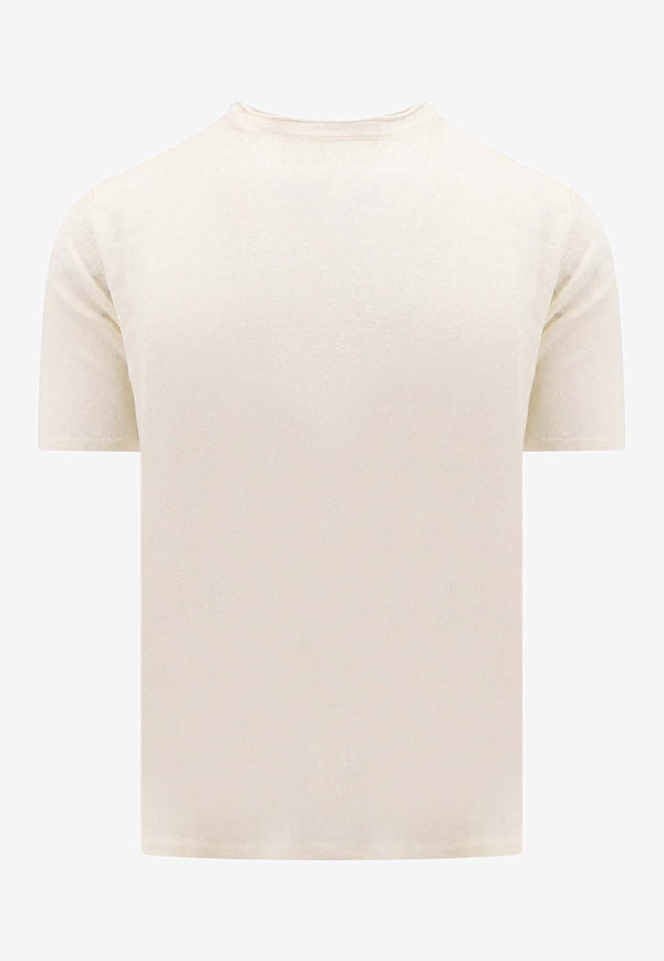 Roberto Collina Basic Crewneck T-shirt White RT20021_01