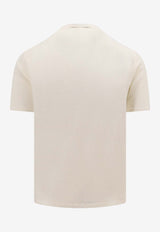 Roberto Collina Basic Crewneck T-shirt White RT20021_01