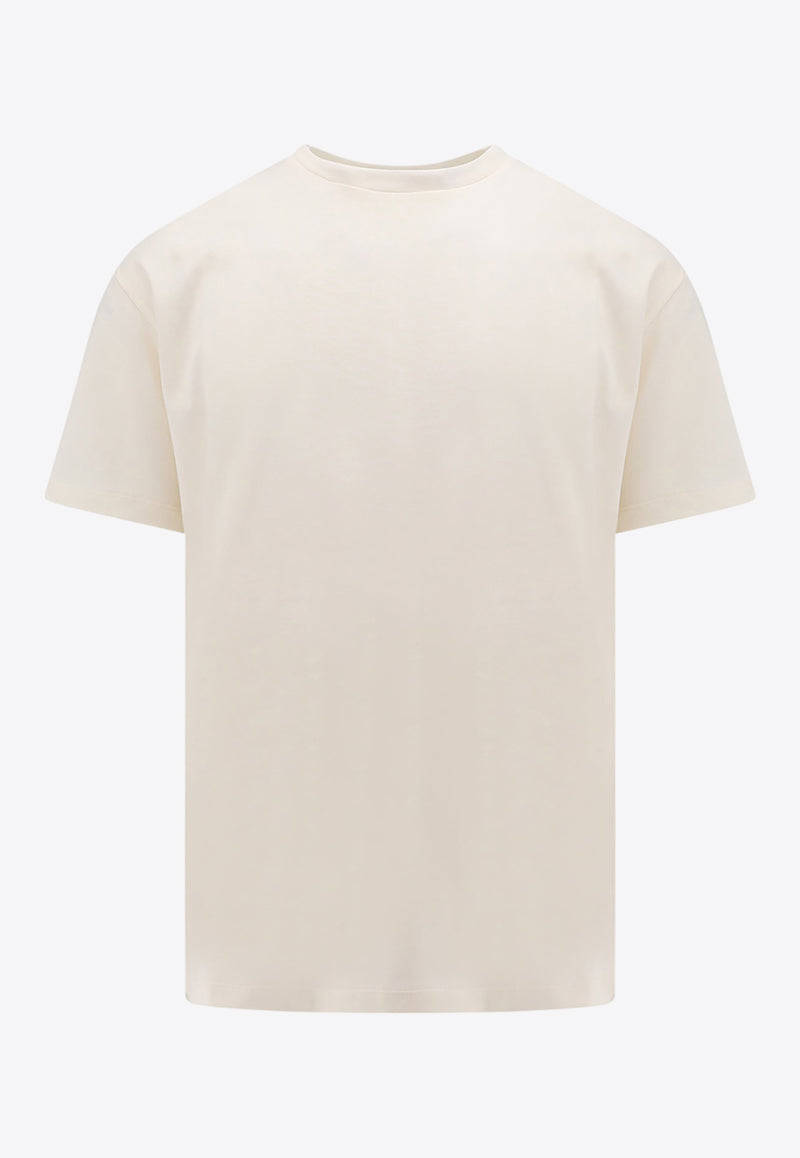 Roberto Collina Basic Crewneck T-shirt White RT51121_02