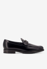 Tod's T Timeless Calf Leather Loafers Black XXM0ZF0FX20HBT_B999