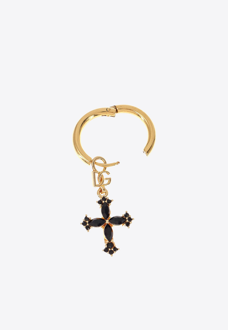 Dolce & Gabbana Cross Pendant Drop Earrings Gold WEQ4S1W1111_ZOO00