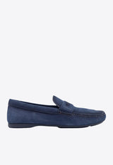 Church's Silverston Leather Penny Loafers Blue EDB1479AHZ_F0ABM