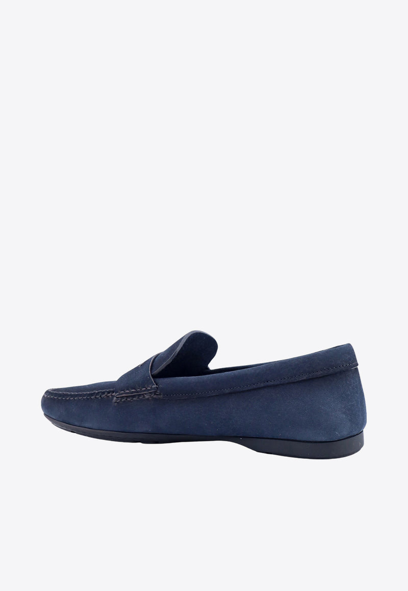 Church's Silverston Leather Penny Loafers Blue EDB1479AHZ_F0ABM