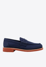 Church's Pembrey Canvas Penny Loafers Blue EDC1299AH0_9AH0