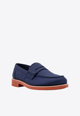 Church's Pembrey Canvas Penny Loafers Blue EDC1299AH0_9AH0