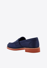 Church's Pembrey Canvas Penny Loafers Blue EDC1299AH0_9AH0