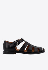 Church's Cut-Out Leather Sandals Black EX00279ADC_F0AAB