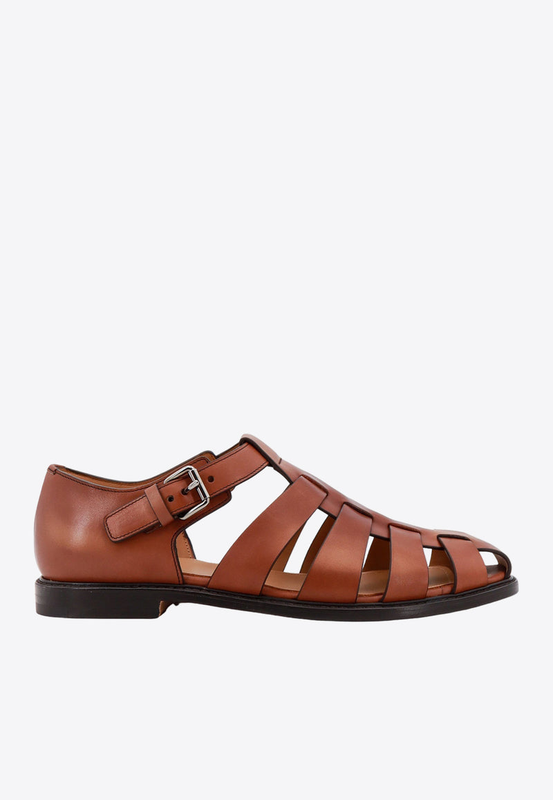 Church's Fisherman Leather Sandals Brown EX00279ADC_F0AXO