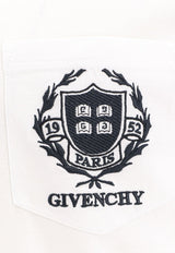 Givenchy Embroidered Logo Crest T-shirt BM71J83YL0_100