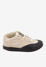 Givenchy Skate Distressed Sneakers Beige BH009KH1PP_100