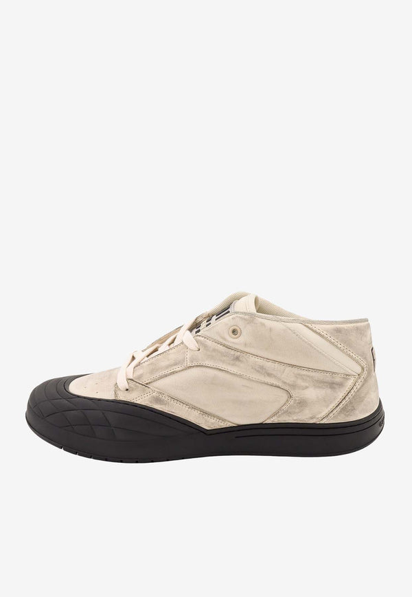 Givenchy Skate Distressed Sneakers Beige BH009KH1PP_100