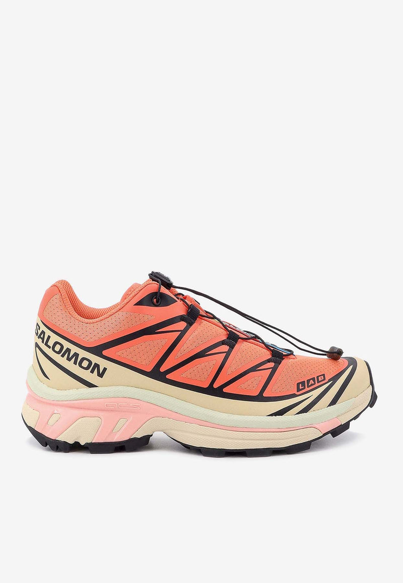 Salomon XT-6 Low-Top Sneakers Orange L47445000_CORAL