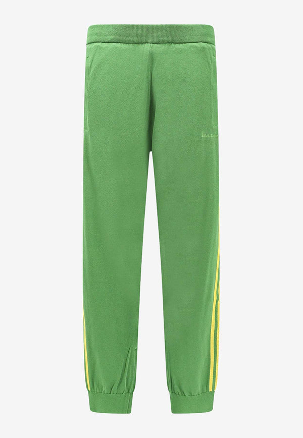 Adidas X Wales Bonner Embroidered-Logo Track Pants Green IW1176_CREGNR