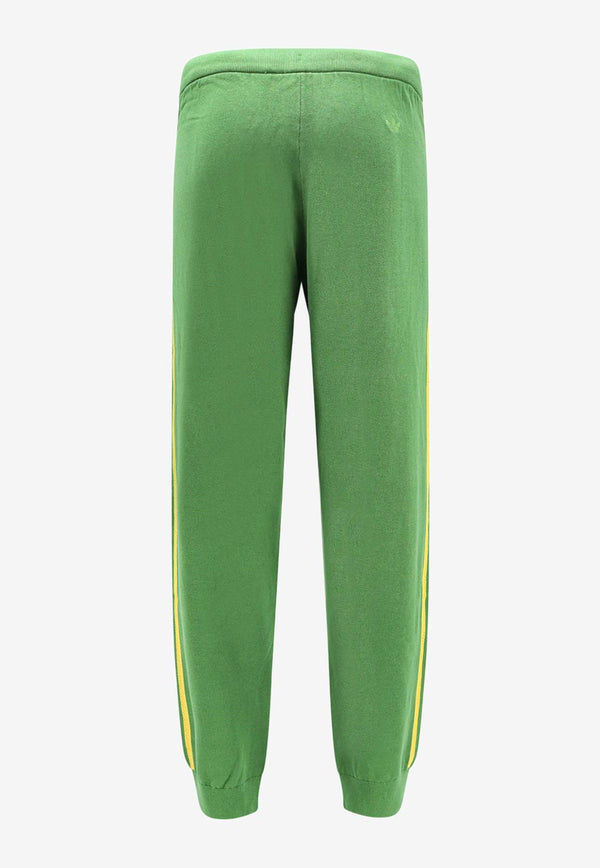 Adidas X Wales Bonner Embroidered-Logo Track Pants Green IW1176_CREGNR