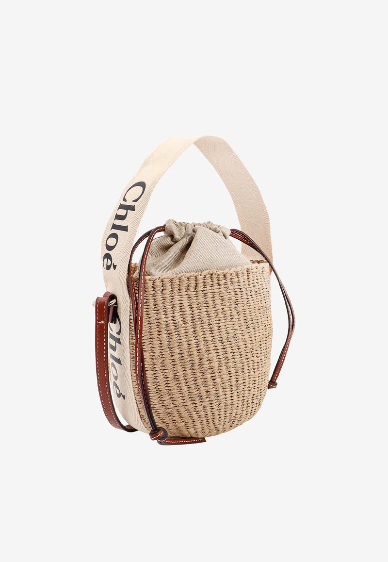 Chloé Small Woody Logo-Strap Bucket Bag C22SS381G55_101