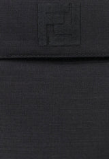 Fendi Deconstructed Tailored Cropped Blazer Black FJ7474S9A_F0GME