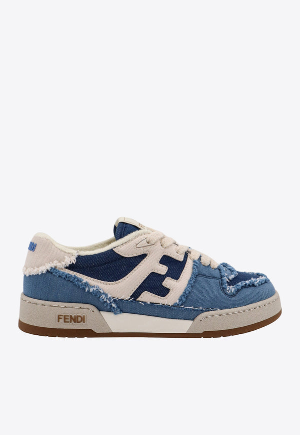Fendi Match Low-Top Denim Sneakers Blue 8E8505AMF1_F1JID