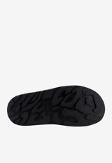 Alexander McQueen New Micmac Flatform Suede Sandals
 Black 735803WHXK5_1081