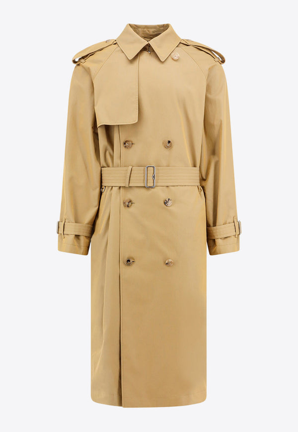 Burberry Silk-Blend Belted Trench Coat 8087617_B9307