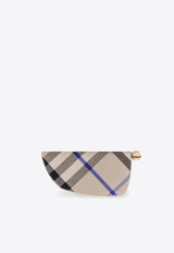 Burberry Shield Signature Check Zip Wallet Beige 8085969_A3888