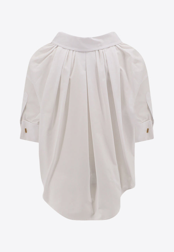 Gucci Pointed-Collar Poplin Shirt  White 781712ZAQMO_9000