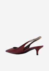 Gucci Signoria 45 Patent Leather Slingback Pumps Red 782832BNC80_6207