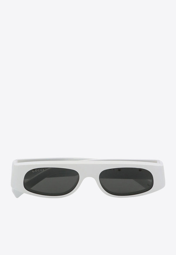 Gucci Rectangular Acetate Sunglasses 791806J0740_9112