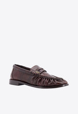 Saint Laurent Le Loafer in Eel Leather Brown 7668770WXAK_2725