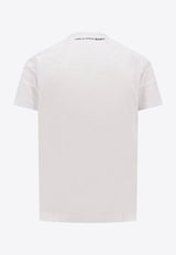 Comme Des Garçons Shirt Logo Print Crewneck T-shirt White FMT011_WHITE
