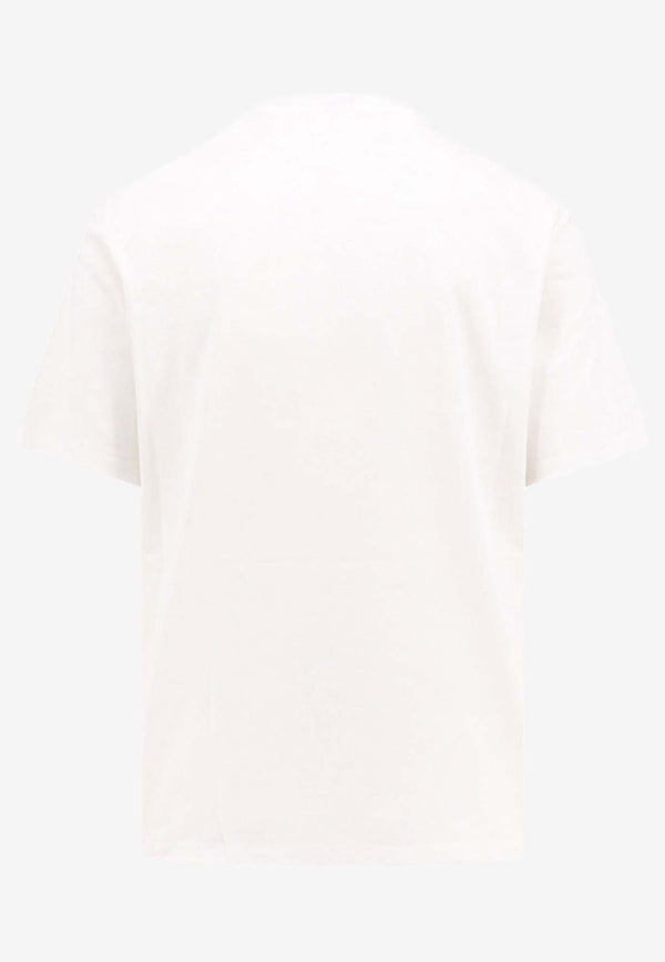 Berluti Pocket Logo Crewneck T-shirt White R27JRS110001_000