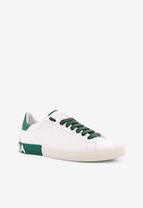 Dolce & Gabbana Portofino Leather Sneakers White CS2203AM779_8C831