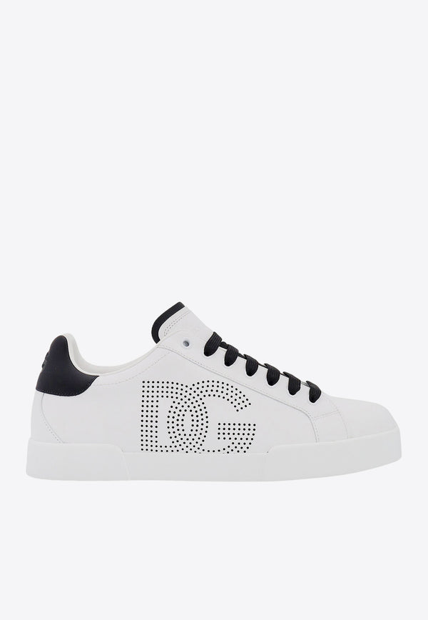 Dolce & Gabbana Portofino DG Logo Sneakers White CS2277AV066_89697