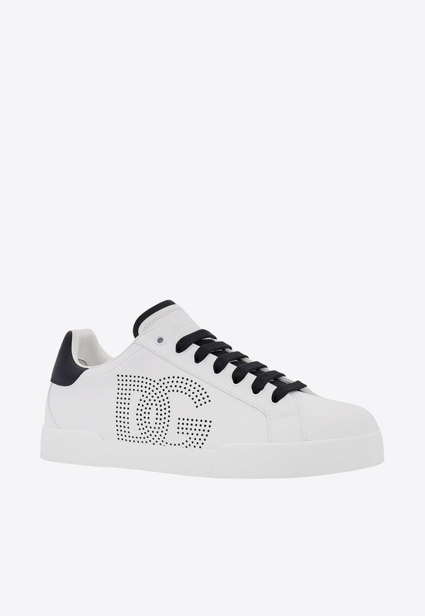 Dolce & Gabbana Portofino DG Logo Sneakers White CS2277AV066_89697