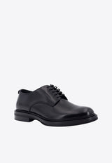 Dolce & Gabbana Brushed Leather Derby Shoes Black A10840A1203_80999