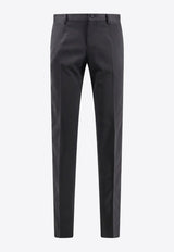 Dolce & Gabbana Wool-Blend Tuxedo Pants Black GWZMXTGG861_N0000