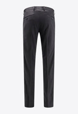 Dolce & Gabbana Wool-Blend Tuxedo Pants Black GWZMXTGG861_N0000