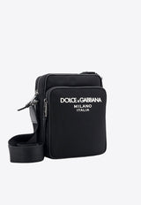 Dolce & Gabbana Logo Print Messenger Bag Black BM2294AG182_8B956