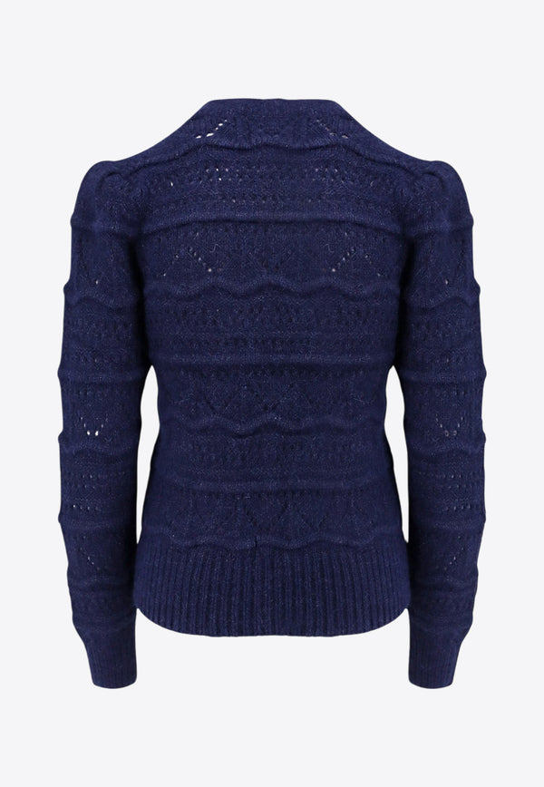 Isabel Marant Etoile Othona Embroidered Sweater Midnight Blue PU0555FAA1L68E_30MI