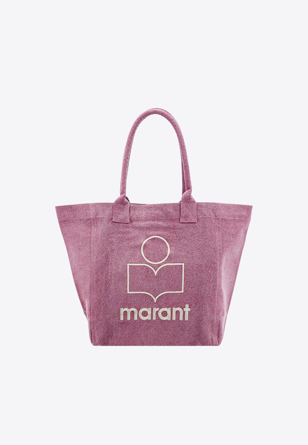 Isabel Marant Yenky Logo Embroidered Tote Bag Pink PM0001FAA1X19M_86PM