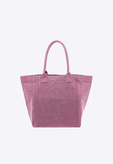 Isabel Marant Yenky Logo Embroidered Tote Bag Pink PM0001FAA1X19M_86PM