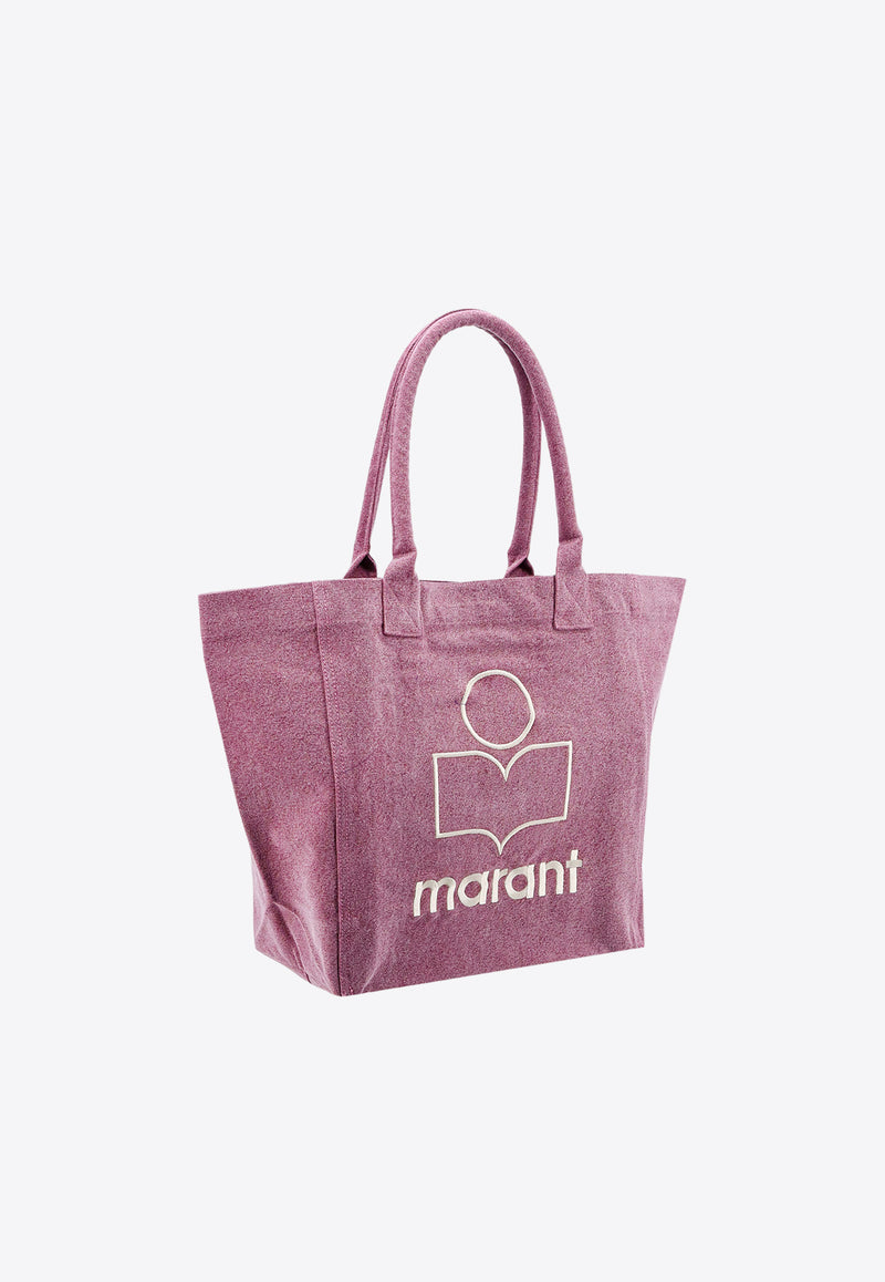 Isabel Marant Yenky Logo Embroidered Tote Bag Pink PM0001FAA1X19M_86PM