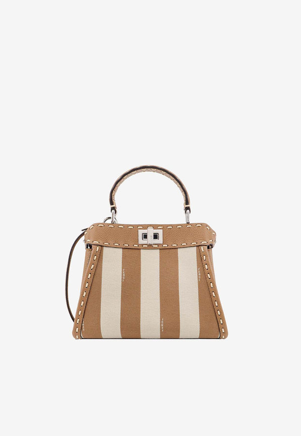 Fendi Mini Peekaboo Top Handle Bag Beige 8BN244AOVG_F1AOK